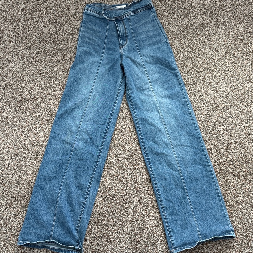 Stylish Blue Flare Women's Jeans